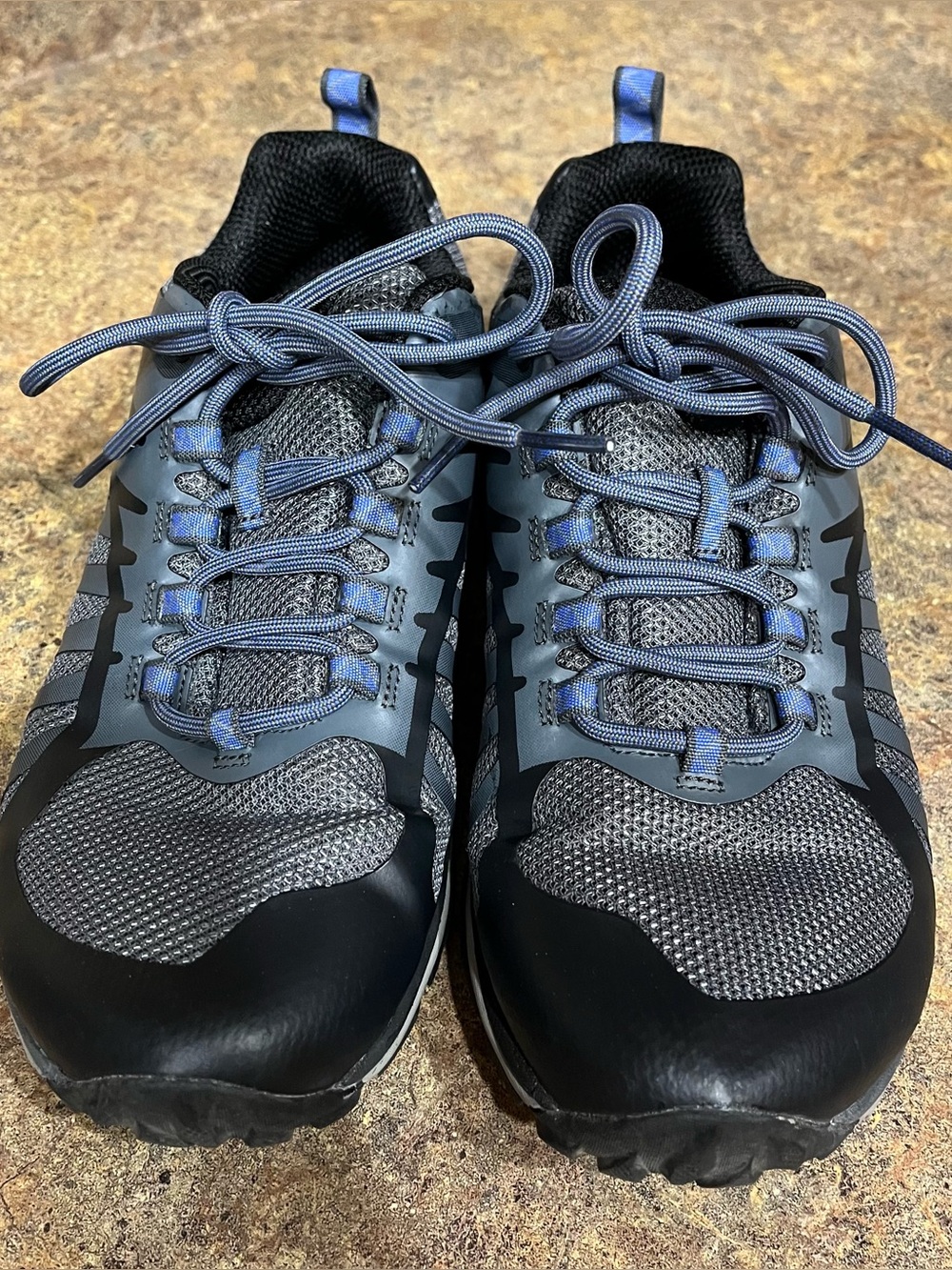 Merrell Siren Edge Q2 Hiking Shoes Black Gray Women's 8 Trail Sneakers J41316